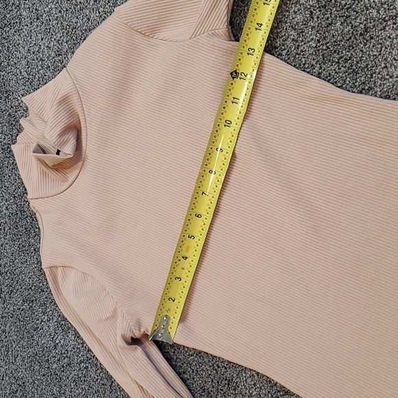 NEW Lulus Womens Mock Neck Comfort Ribbed Bodysuit Top sz S - Picture 5 of 10